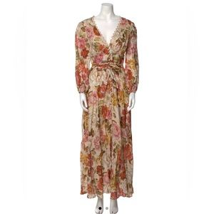 Zimmermann floral cottage core dress s